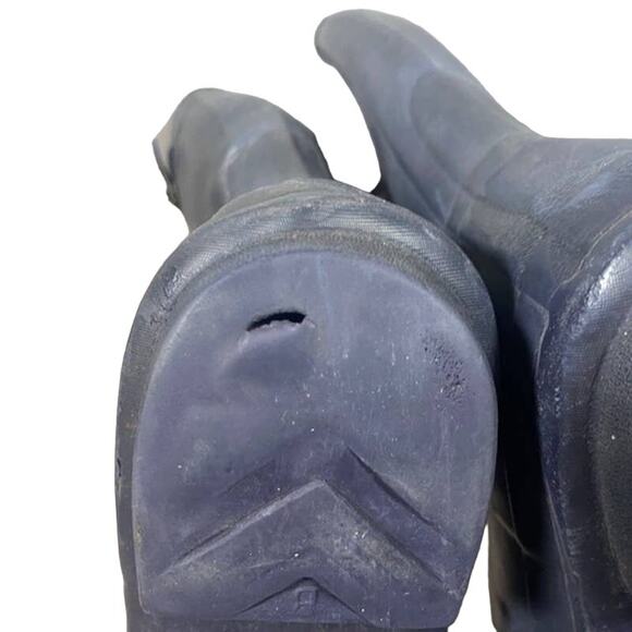 Hunter Navy Blue Rubber Classic Tall Winter Snow Rain Boots Women Sz 6 - Picture 8 of 9